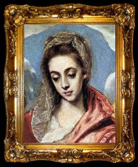 framed  GRECO, El The Holy Family, ta009-2